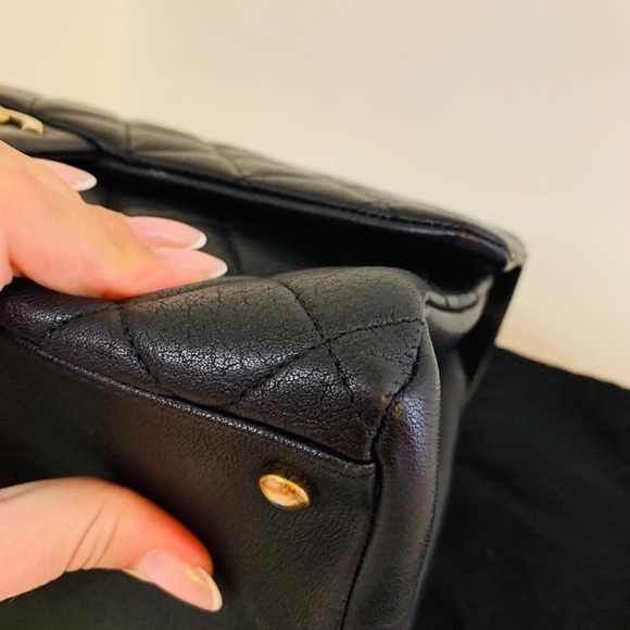 Chanel Trapezio top handle flap crossbody bag - Picture 9 of 14